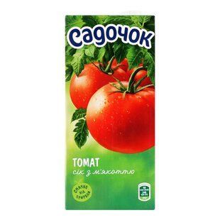 Сік Томатний з м'якоттю Садочок, 0.95 л