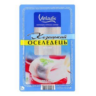 Оселедець в олії Козацький Veladis, 480 г
