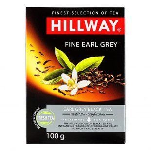 Чай листовий чорний Fine Earl Grey Hillway, 100 г