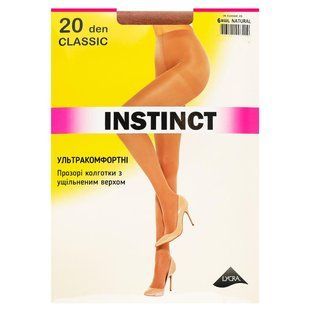 Колготки жіночі Classic 20, р.6, Natural Instinct, шт