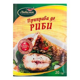 Приправа до риби Любисток, 30 г