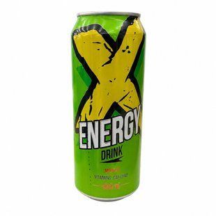 Напій енергетичний б/а газований з/б Мохіто X Energy, 0.5 л