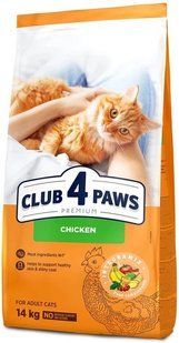 Корм сухий для котів Курка Premium Club 4 Paws, 100 г