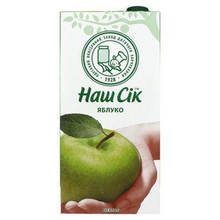 Нектар Яблуко Наш Сік, 1.93 л