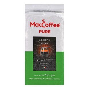 Кава мелена Arabica Crema Pure MacCoffee, 250 г