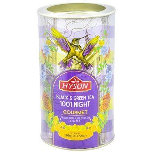 Чай Хайсон Gourmet Black Tea and Green Tea Bop1 1001 Night тубус Хайсон 100 г