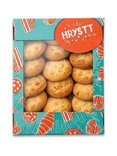Печиво Полуничний цвіт Нrystt , 400 г