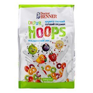 Сухий сніданок Colour Hoops Doctor Benner, 150 г
