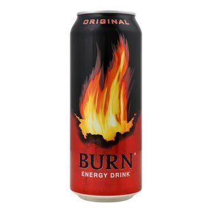 Напій енергетичний б/а газований ж/б Original Burn, 0.5 л