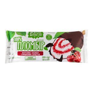 Морозиво ескімо вишня у глазурі Біла Береза, 100 г