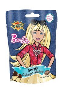Шоколадні кульки Barbie з хрустким рисом + вибухова карамель Shoogy Boom, 50 г