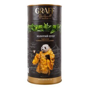 Чай листовий пуер з мандарином Gold Puer Graff, 80 г