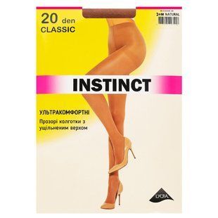 Колготки жіночі Classic 20, р.3, Natural Instinct, шт