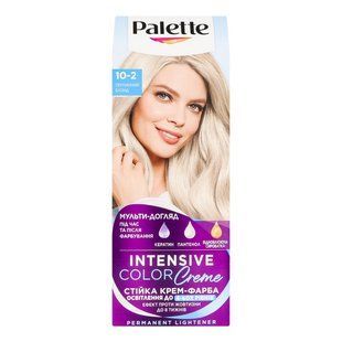 Фарба для волосся 10-2 (A10) Блондин перлинний Palette, 110 мл