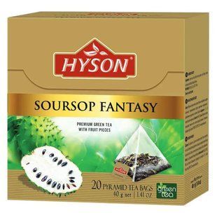 Чай Хайсон Exotic Green Tea Soursop Fantasy Хайсон, 20 шт/уп.