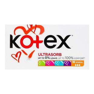 Тампони гігієнічні Normal Kotex, 16 шт/уп.