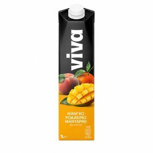 Напій соковий манго/персик/танжерин Viva, 1 л