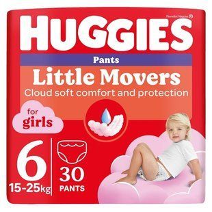 Трусики-підгузки для дівчаток 15-25 кг Huggies, 30 шт/уп.