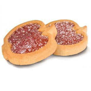 Печиво Райські яблучка з вишневим желе Delicia, 100 г