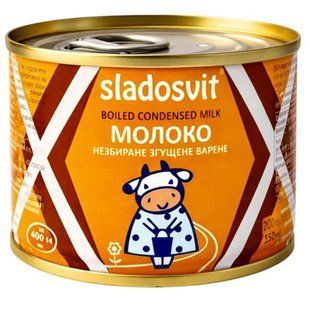 Молоко незбиране згущене варене 8.5% Sladosvit, 200 г