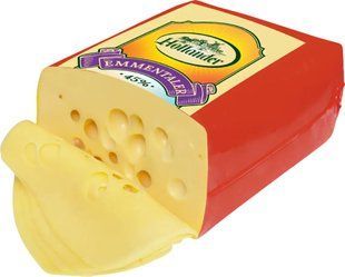 Сир твердий 45% Емменталь Hollander, 100 г