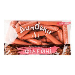 Сосиски Філейні 1/г Димовки, 100 г