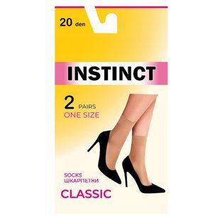 Шкарпетки жіночі Classic 20 (2 пари), р.23-25, nero Instinct, шт