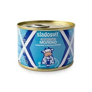 Молоко незбиране згущене з цукром 8.5% Sladosvit, 200 г