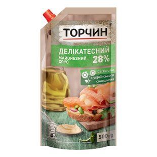 Майонезний соус 28% Делікатесний Торчин, 500 г