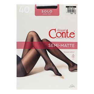 Колготки Solo 40 den Nero Conte Elegant, р.5